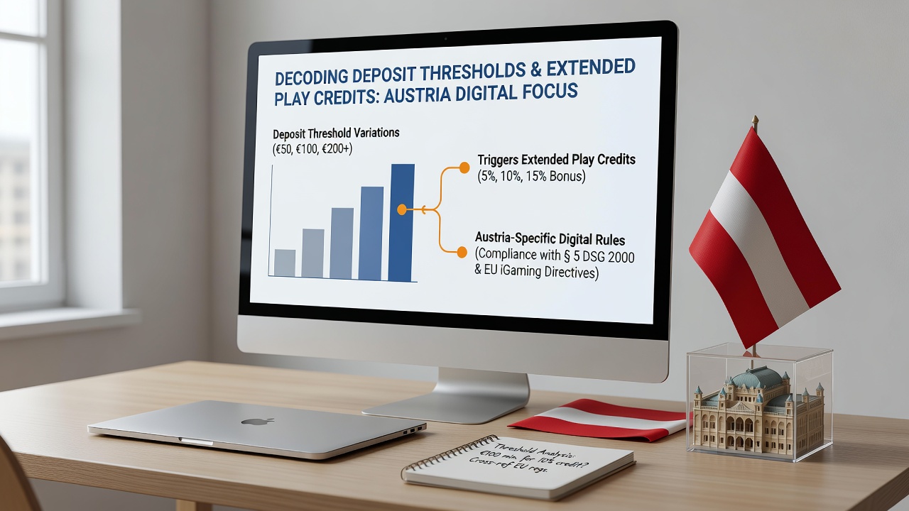 Data visualization chart mapping deposit threshold levels to extended play credit outcomes on Austrian digital slot platforms